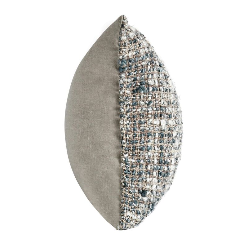 Ivy Lumber Accent Throw Pillow, 14 x 26 Woven Cotton Blend, Black - Benzara