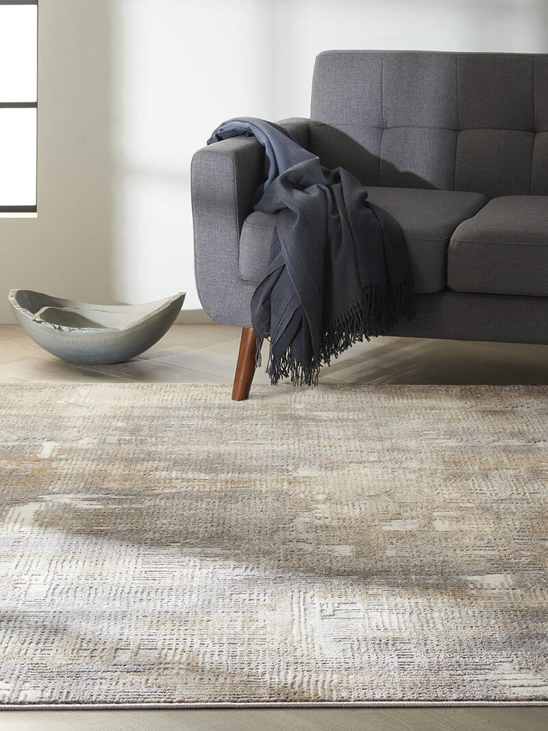 CK950 Rush CK951 Gray/Beige 5'3" x 7'3" Rug image number 4