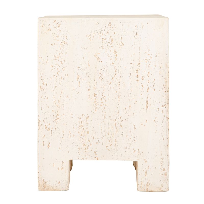 Magnesium Oxide Indoor Outdoor Square Side Table image number 3