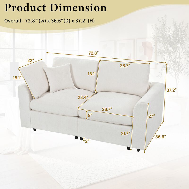 Lifsta Loveseat Sofa image number 9