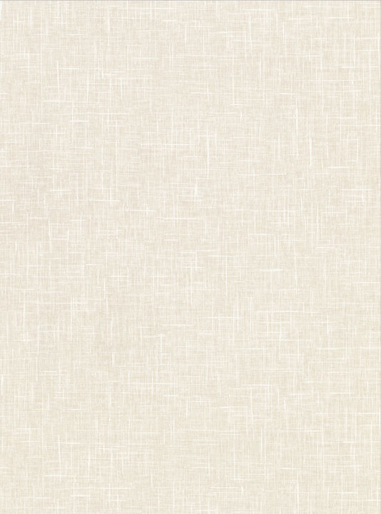 Linville Beige Faux Linen Wallpaper