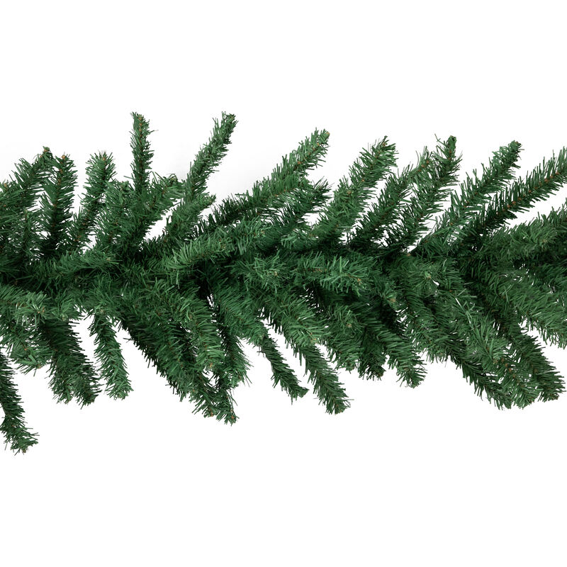 27' x 20" Green Artificial Pine Christmas Garland  Unlit