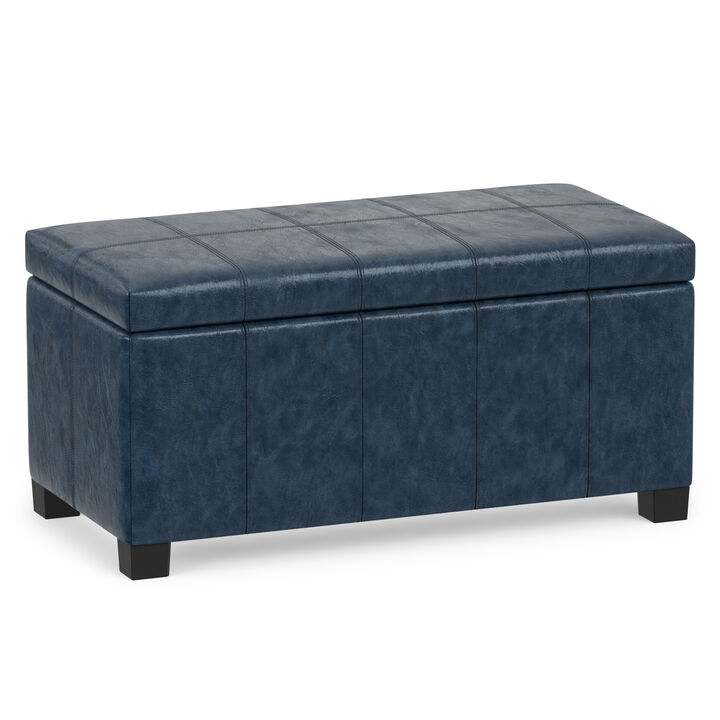 Simpli Home Dover Storage Ottoman Bench