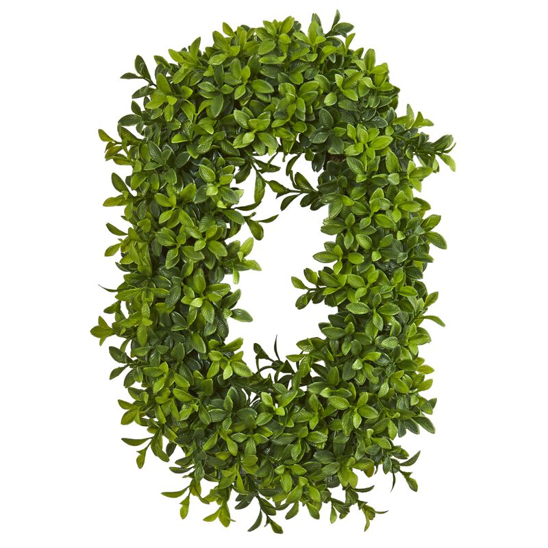 Hivvago "LOVE" Boxwood Artificial Wall Decoration (Indoor/Outdoor)