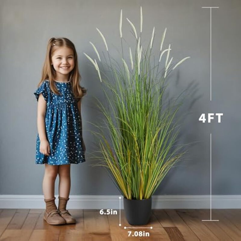 2 Pack Artificial Outdoor Plants Home Decor Small Small Potted image number 3