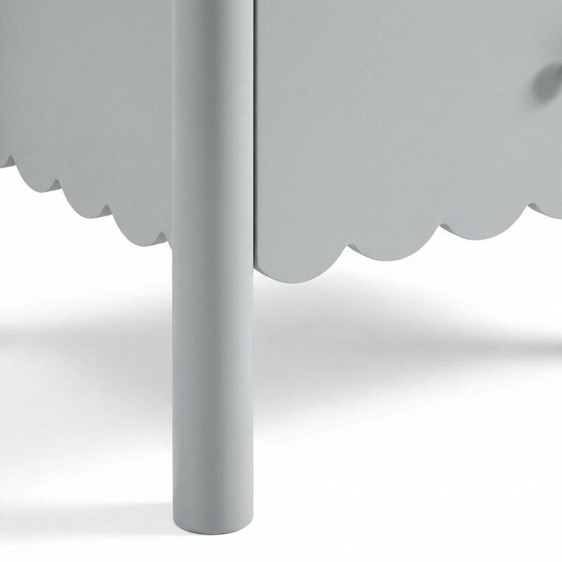 Bedside Nightstand with 2 Drawers in Elegant Finish image number 5