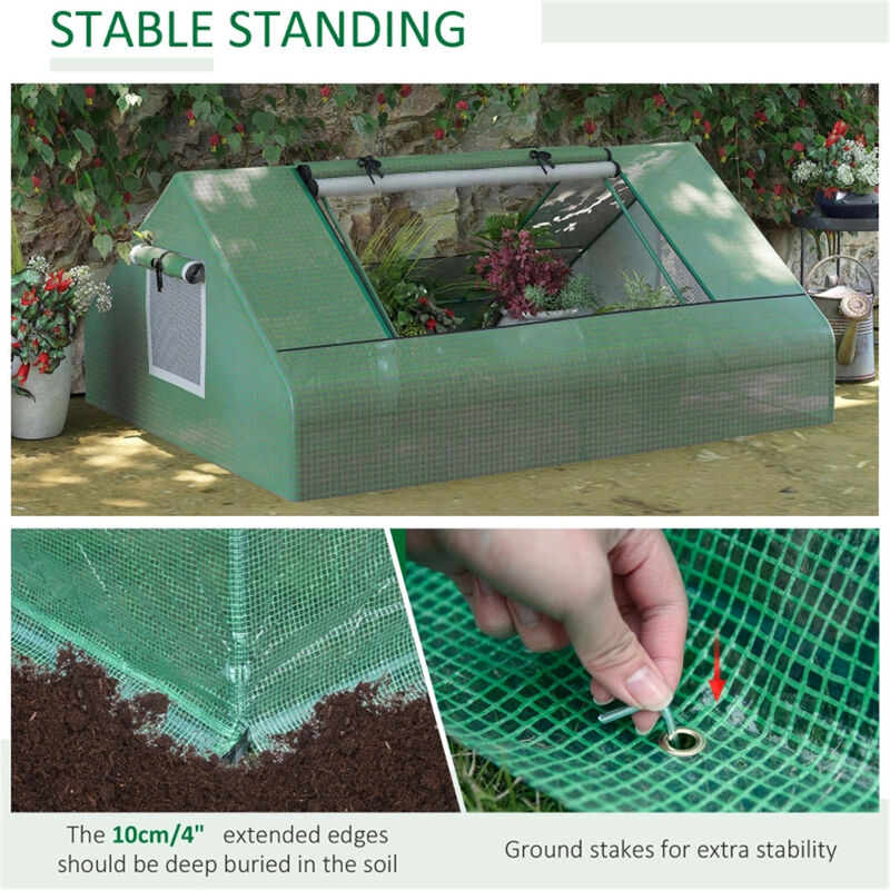 Weather-Resistant Mini Greenhouse for Plant Growth
