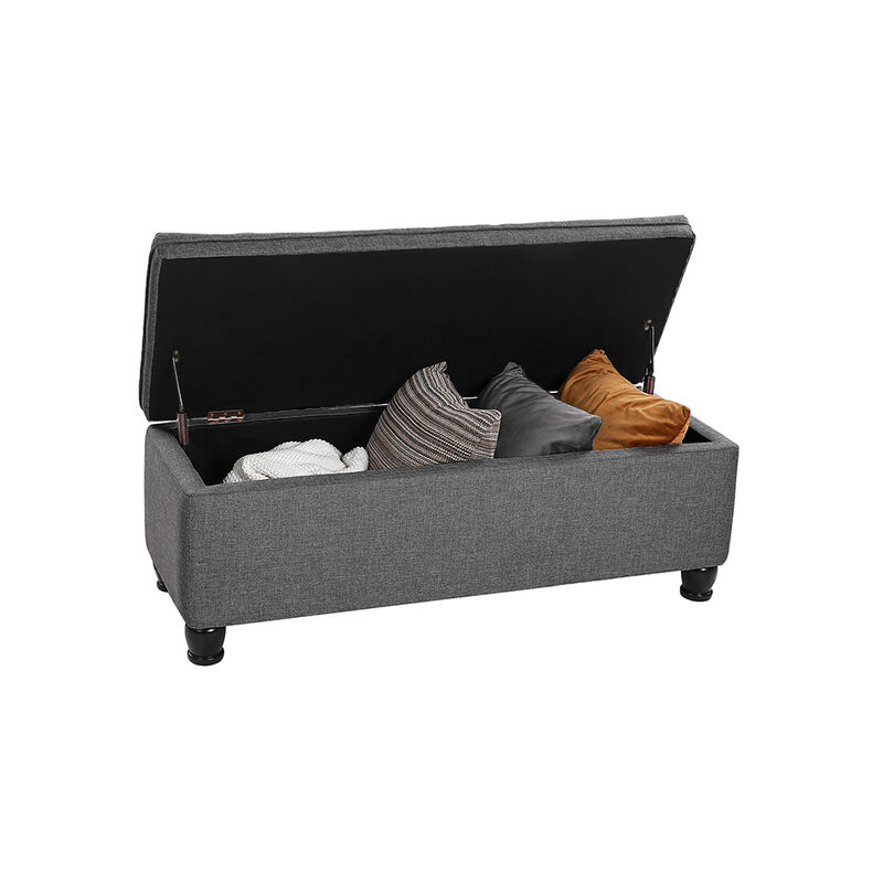 Elegant Storage Ottoman - Versatile Footstool with Hidden Storage