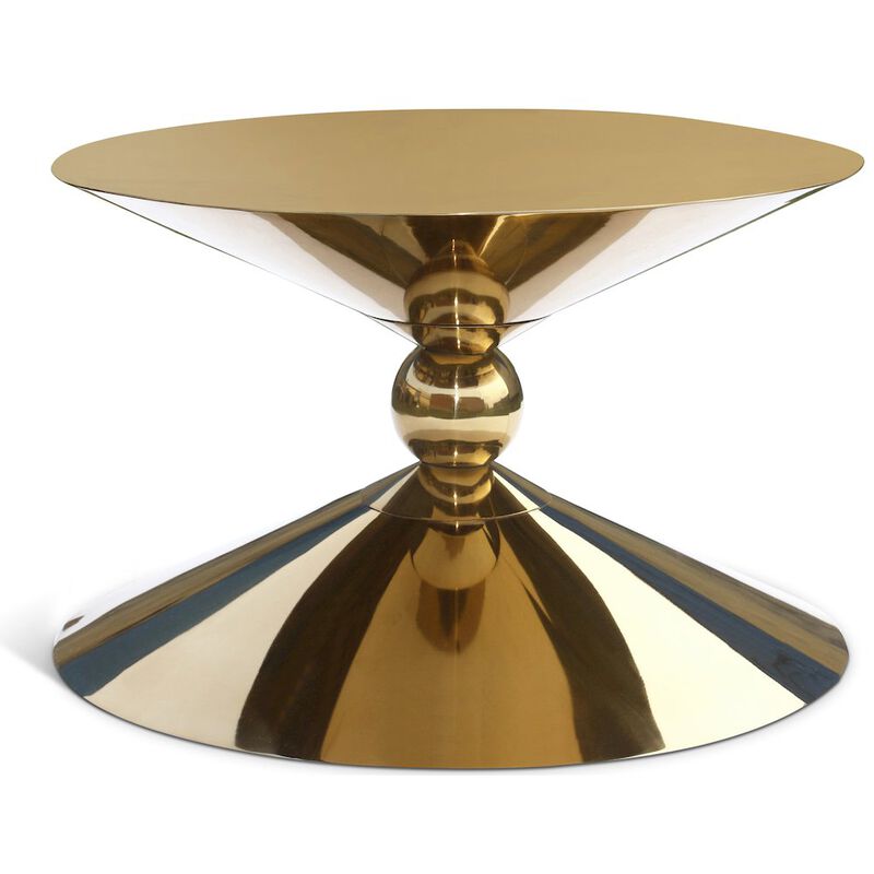 Meridian Furniture Malia Gold Coffee Table