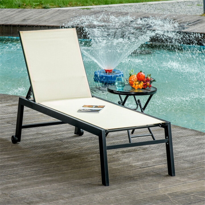 Camping chair with side table - Folding, portable for outdoor relaxation