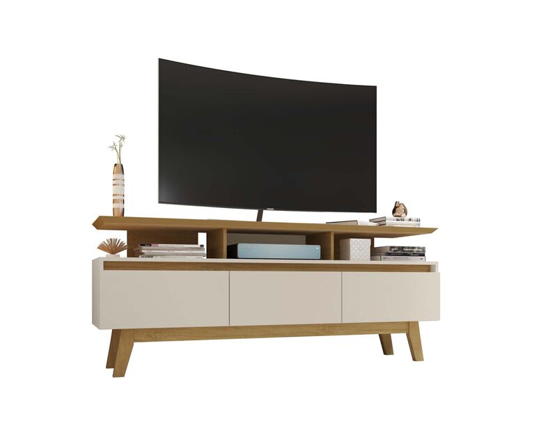 Yonkers Beige Small TV Stand