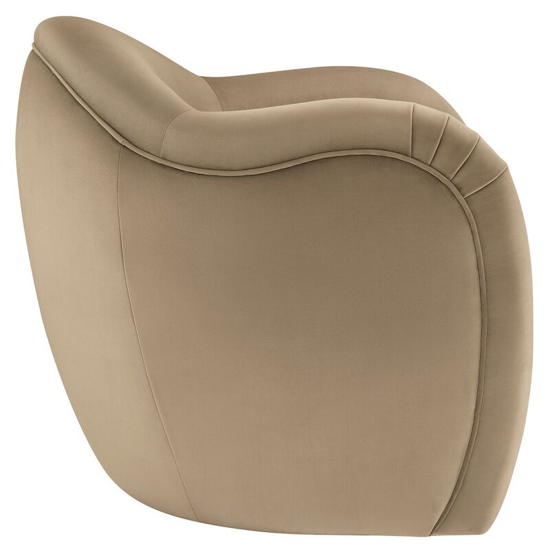 Compose Performance Velvet Accent Chair image number 3