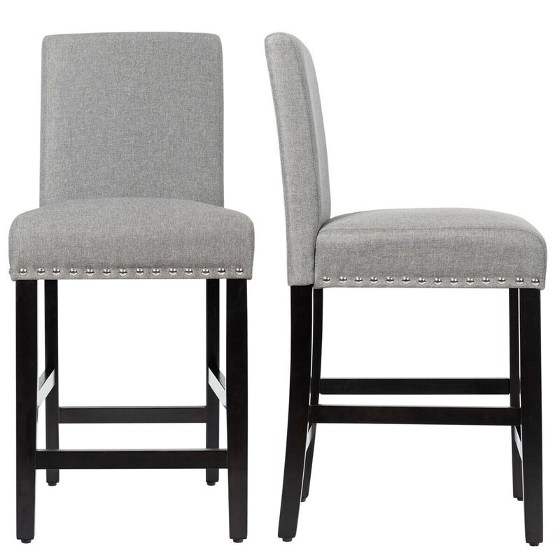 25 Inch Kitchen Chairs with Rubber Wood Legs