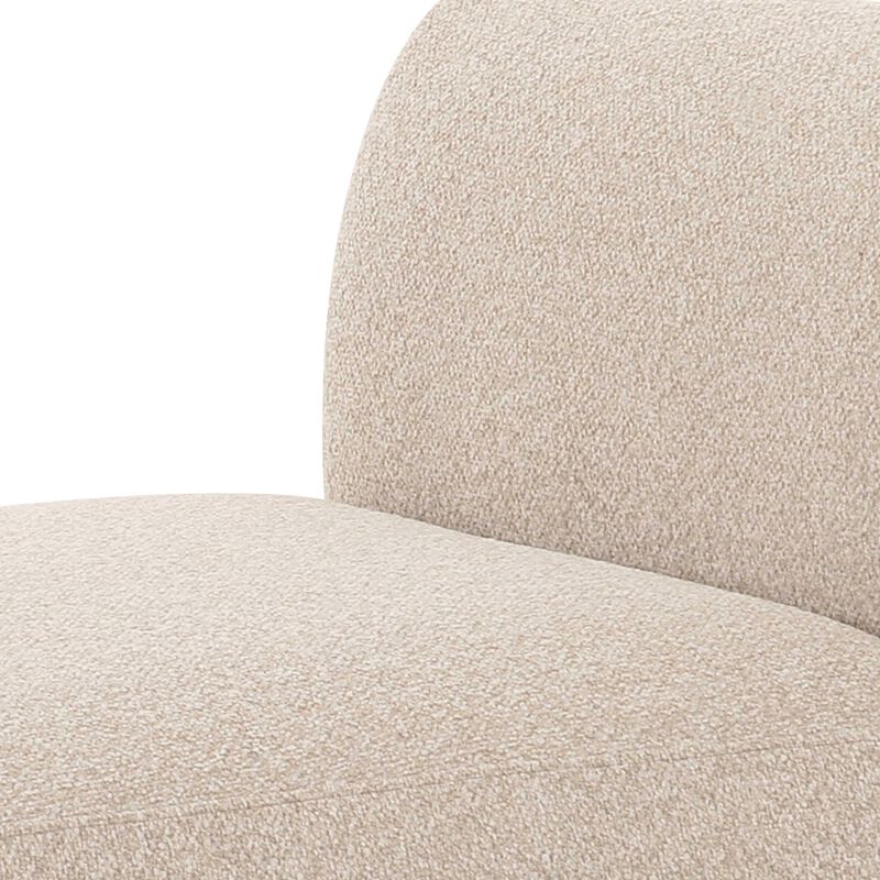 Sylvie Cream Boucle Armless 1-Seater image number 3