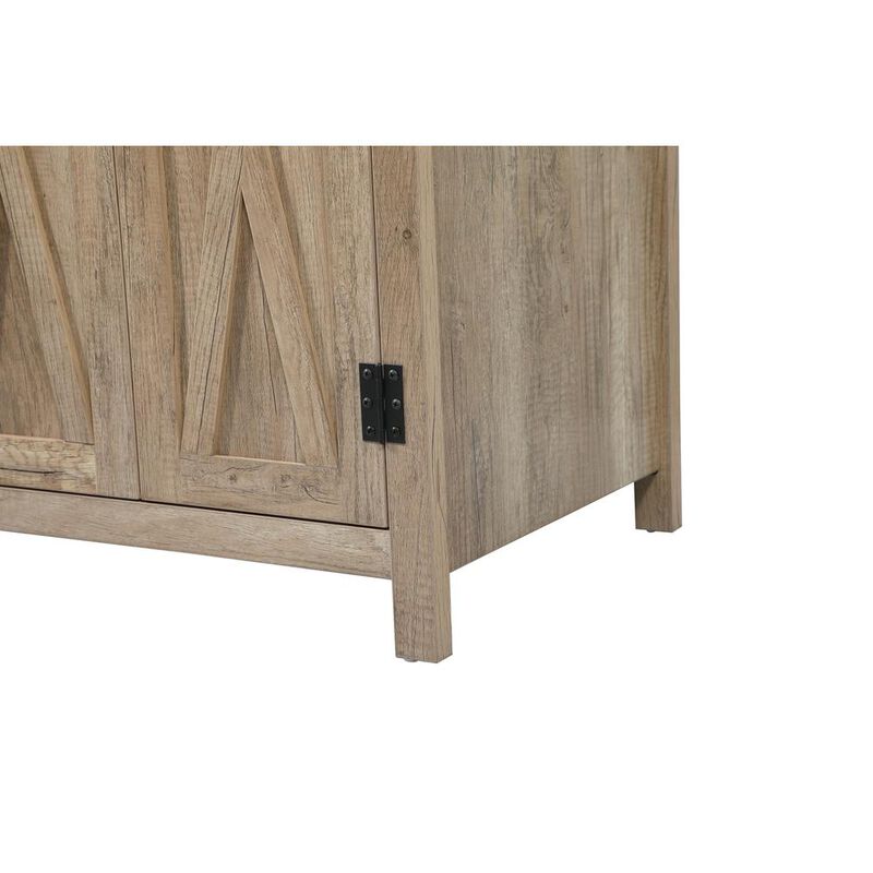 Elegant Kitchen and Bath 24 inch Single bathroom vanity in natural oak