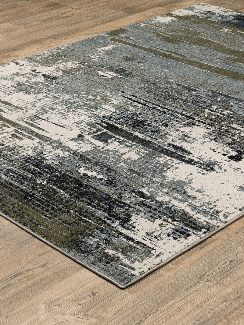Caravan 5'3" x 7'6" Blue Rug image number 2