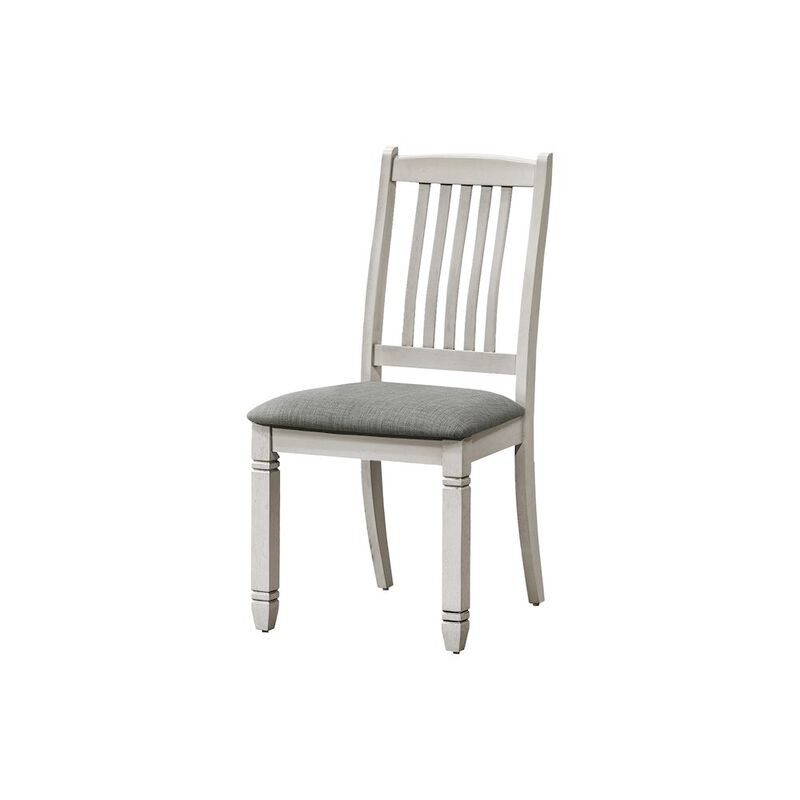 Dining Chair, 38" Height, Set Of 2, Side, Upholstered