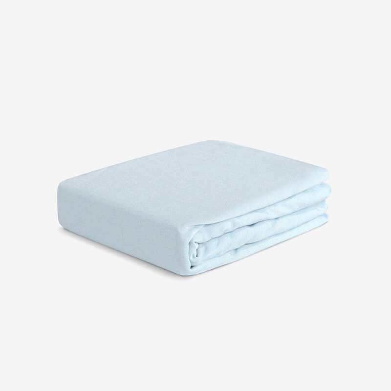 Hyper-Wool Crib Sheet - Baby Blue