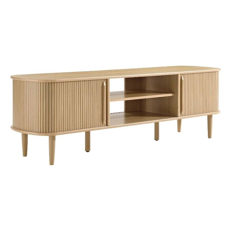 Modway EEI-6795-OAK Contour Wood, Oak, 63" TV Stand image number 0