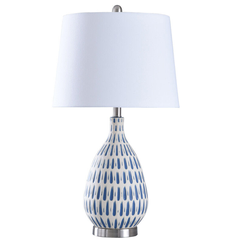 Coastal Raindrop Ceramic Lamp