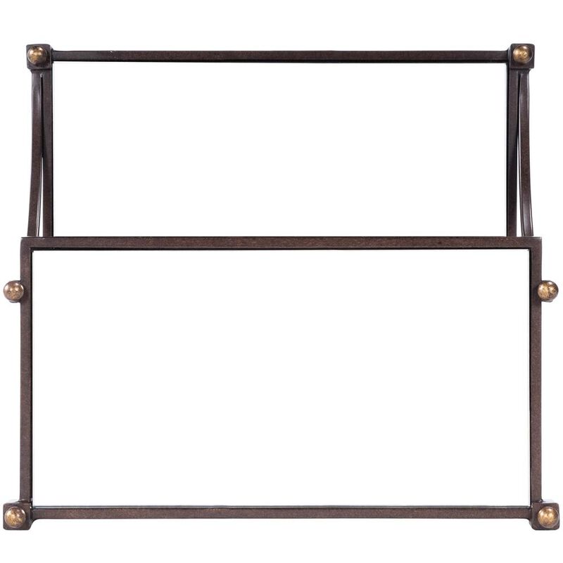 Butler Specialty Peninsula Mirrored & Side Table, Bronze