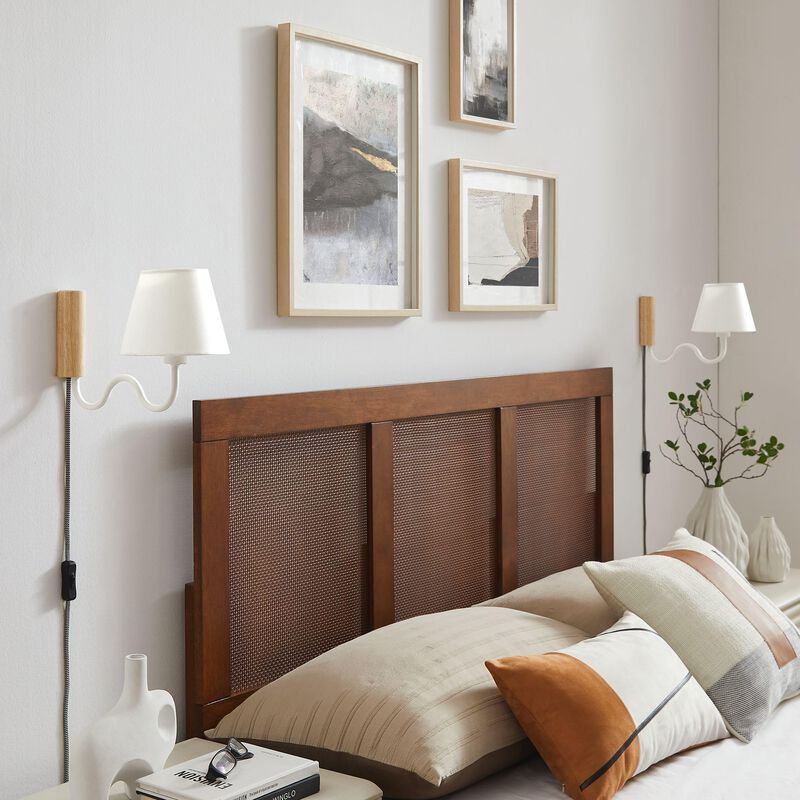 Sunlit Squiggle Arm Wall Sconce image number 1