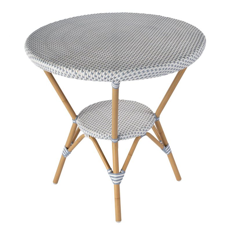 Butler Specialty Tobias 30 in. W Outdoor Round Rattan and Metal Bistro Table image number 5