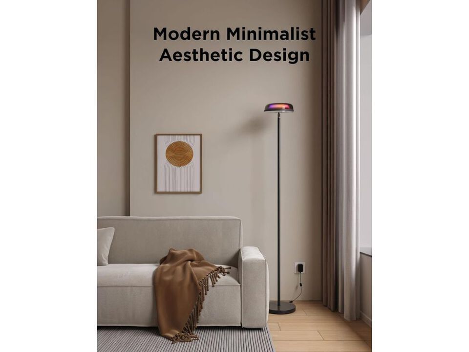 RGB Floor Lamp Ripple Projector Smart LED Corner Light Warm Cool White