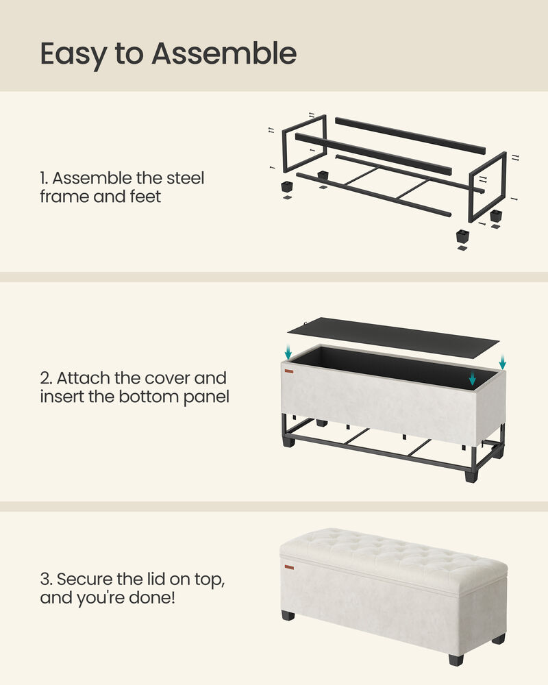 Mini Footstool Ottoman with Legs – Padded Small Footrest for Comfort and Style in Any Room