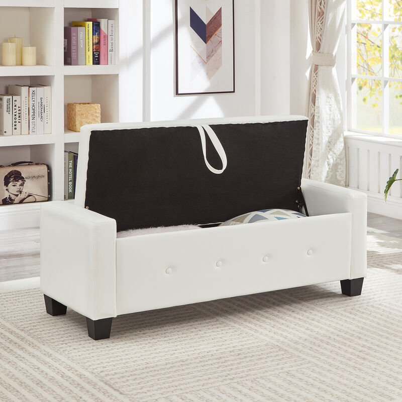 Merax Ottoman Bench with Storage image number 6