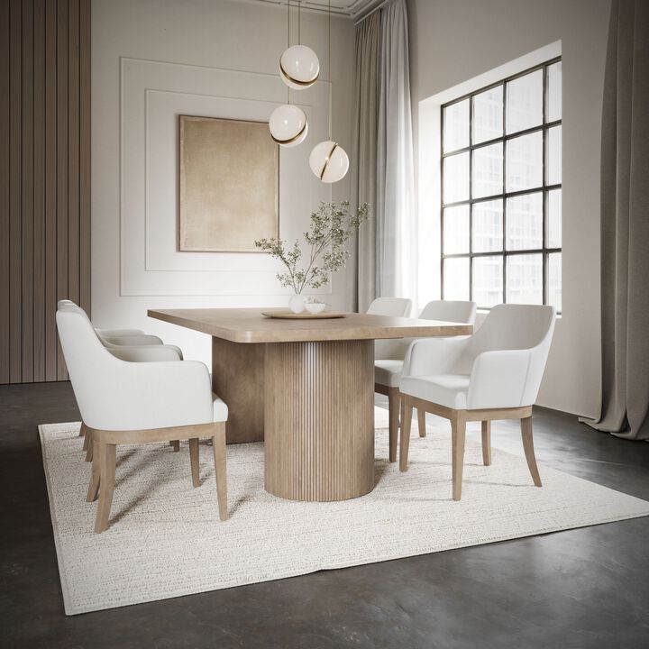 Modern 84" Dining Table
