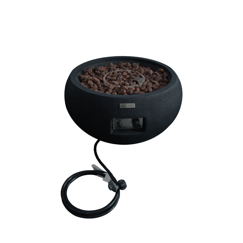 Modeno York Concrete Outdoor Patio Fire Pit Table image number 7