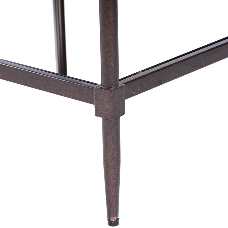 Butler Specialty Peninsula Mirrored & Side Table, Bronze