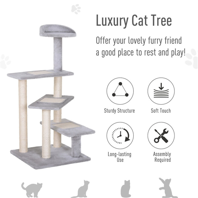 Cat House with Shelves Multi-Level Cozy Shelter & Climbing Space for Cats