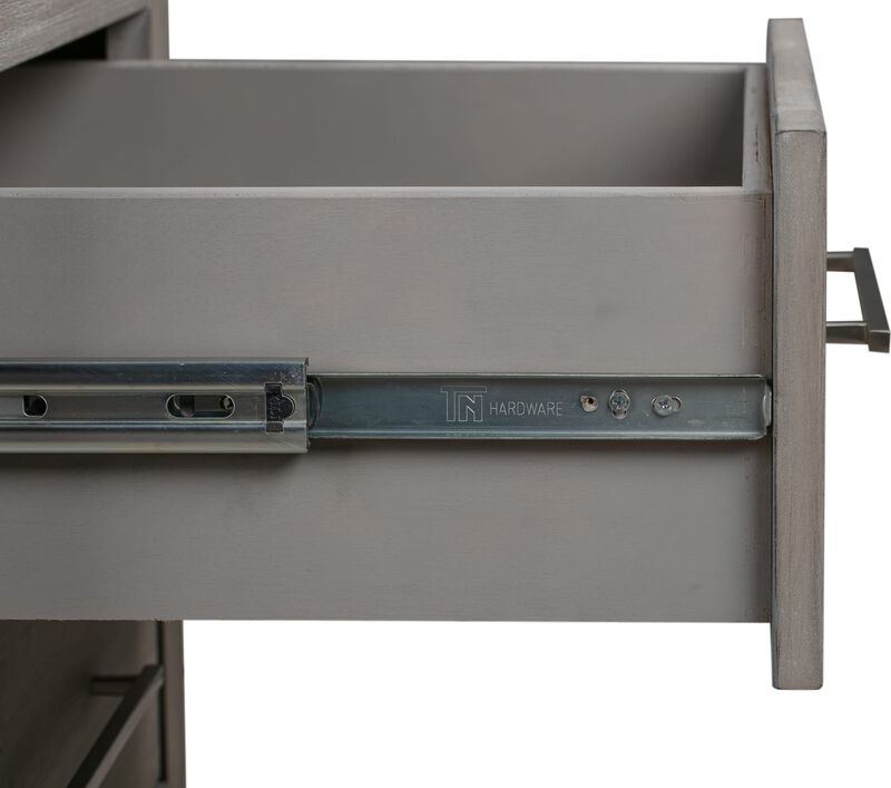 Melbourne Two Drawer Nightstand with USB in Mineral