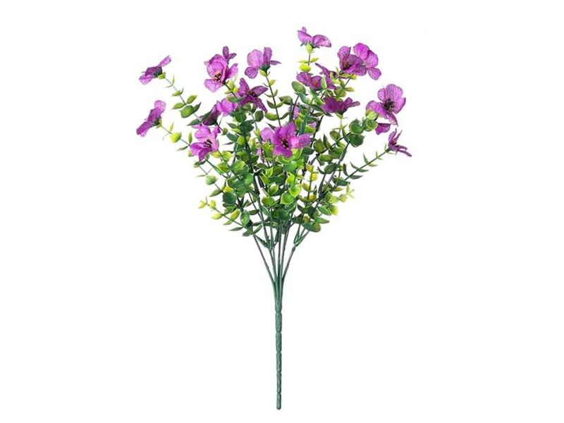 12 Bundle Artificial Eucalyptus Flower Stems Outdoor Garden Porch Decor image number 0
