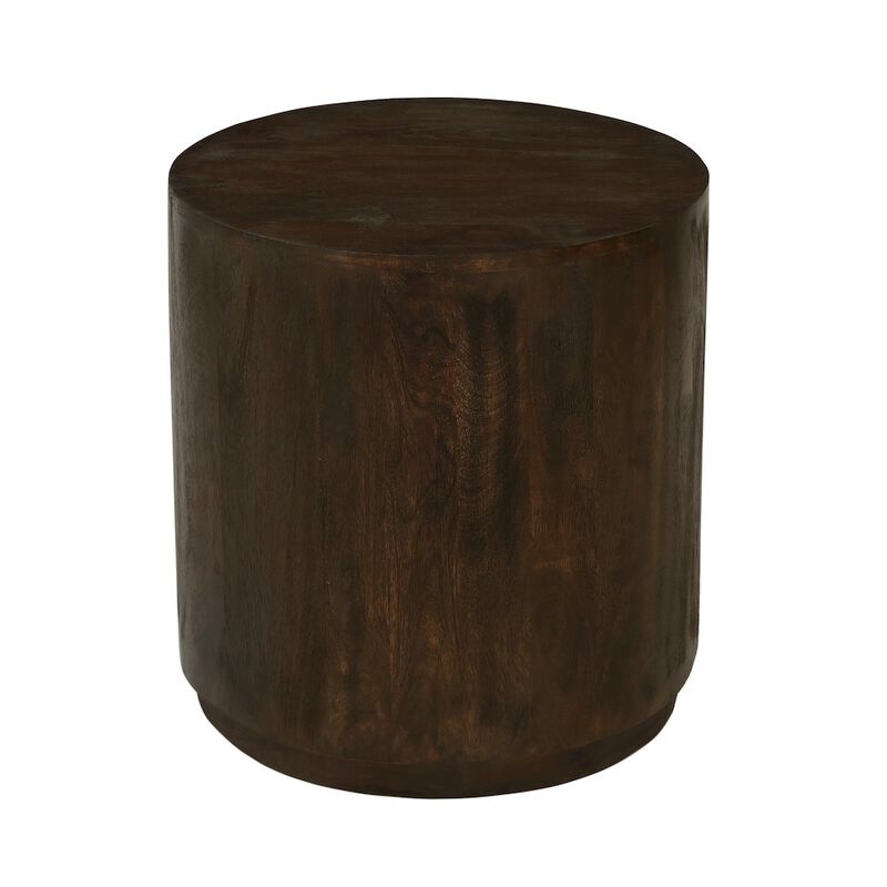 Alex Hamilton Flagstaff Round Side Table in Barista Brown image number 2