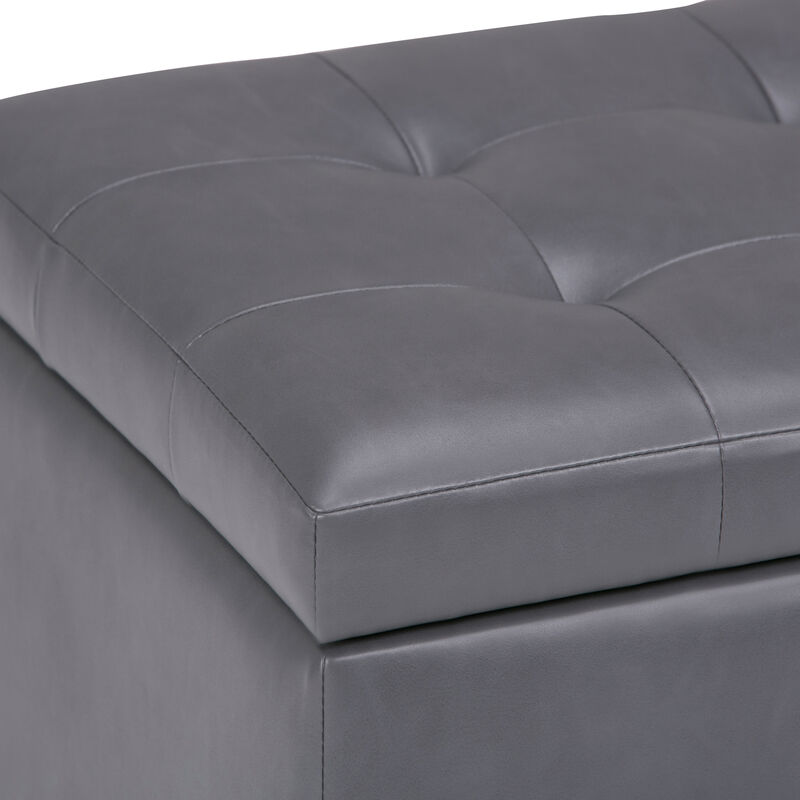 Simpli Home Cosmopolitan Storage Ottoman image number 5