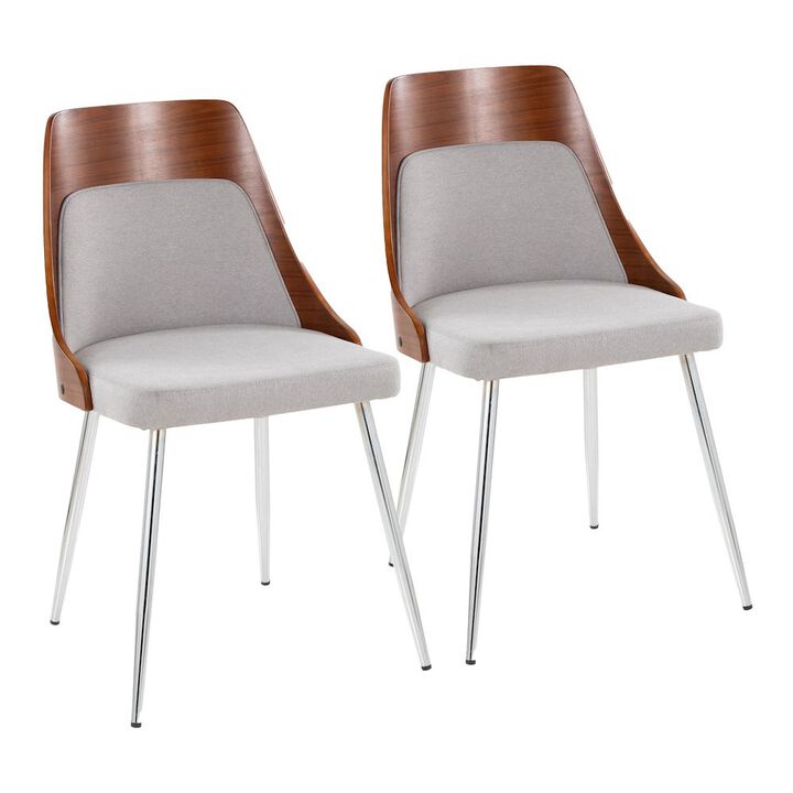 LumiSource Anabelle Chair - Set of 2