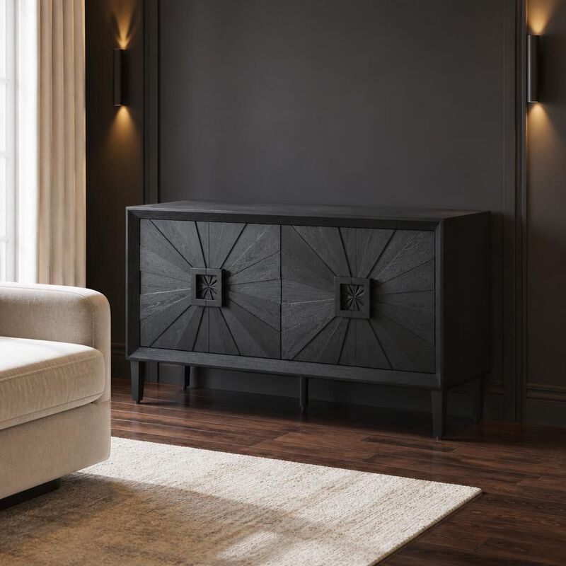 60" Credenza Storage Cabinet image number 2