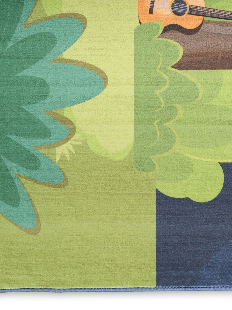 Imagination IMA13 Navy/Multicolor 5' x 7' Rug