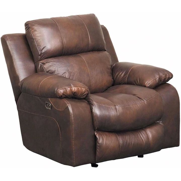 Catnapper Positano Italian Top Grain Leather Match Power Recliner