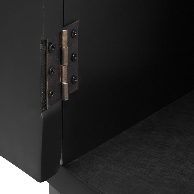 Merax  Curved Design Storage Cabinet Fraxinus Mandschuric image number 7