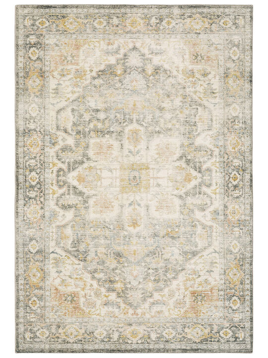 Savoy 7'5" x 10' Grey Rug