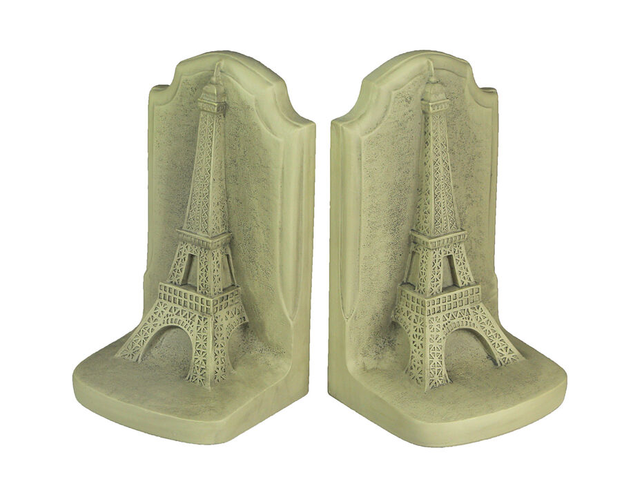 Historical Wonders Collection Eiffel Tower Bookends Art