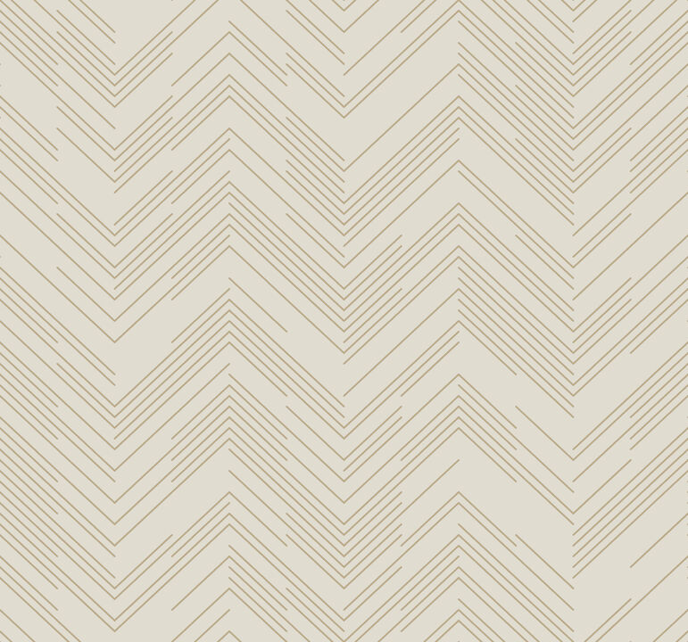 Polished Chevron Cream & Gold Wallpaper