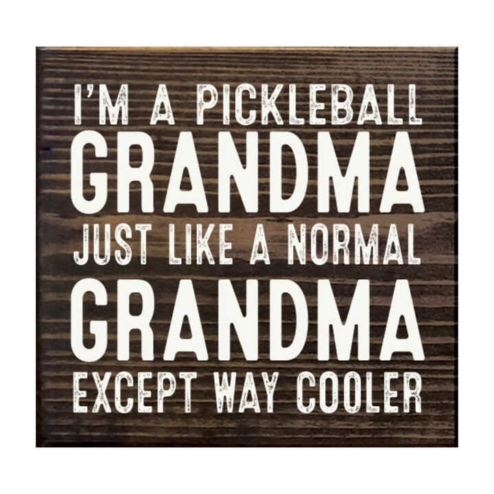 Pickleball Grandma Wooden Sign Funny Pickleball Wall Decor Gift