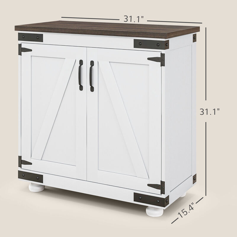 Vixlox  Farmhouse Sideboard Buffet Cabinet image number 8