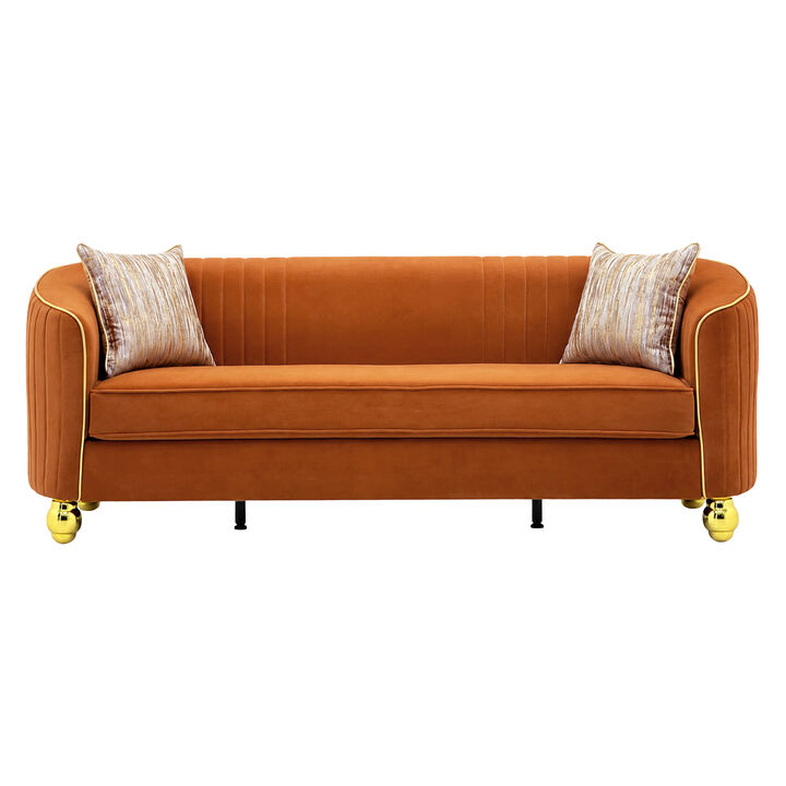 Grebol 3 Seater Velvet Sofa