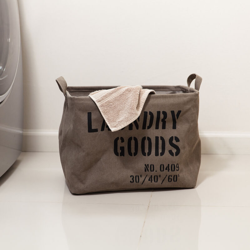 Collapsible Army Canvas Laundry Basket